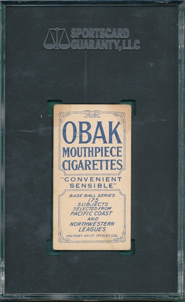 1910 T212-2 Briswalter Obak Cigarettes SGC 3