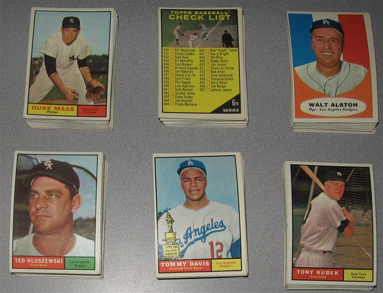 1961 Topps Lot of (281) W/ Mays