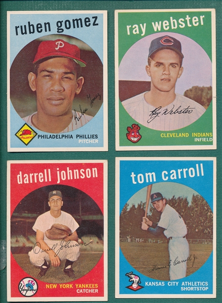 1959 Topps Lot of (53) W/ PSA & High Numbers