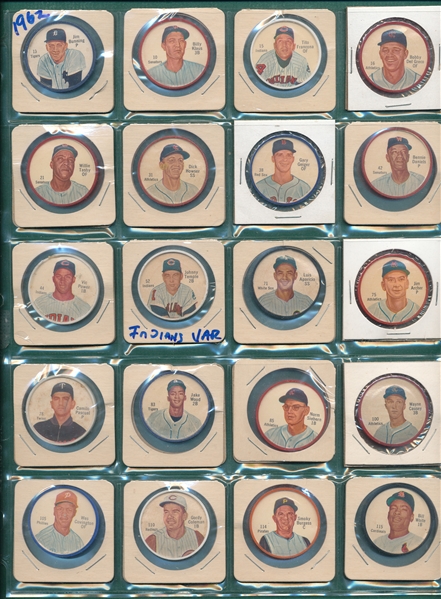 1962 Salada Coins Lot of (40) W/ Mays