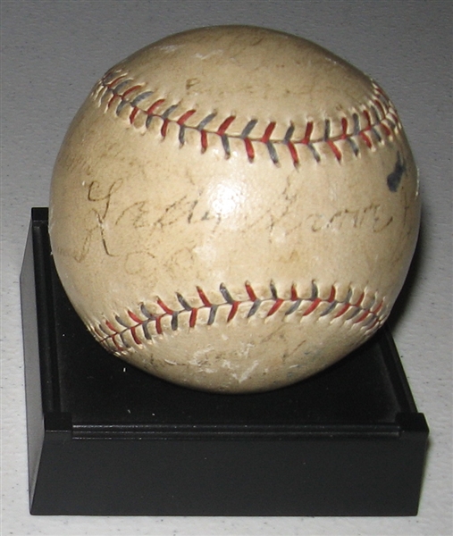 1929 Philadelphia Athletics Team Signed Ball, JSA