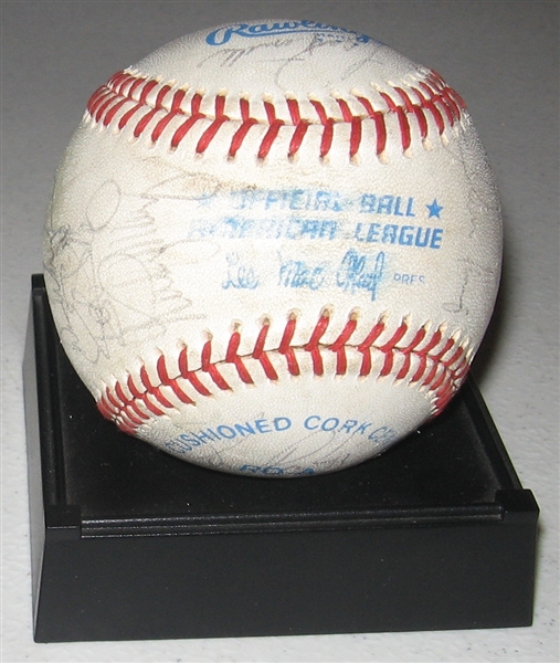 1983 New York Yankees Team Signed Ball, JSA