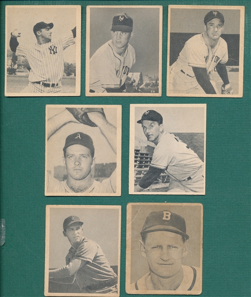 1948 Bowman Lot of (7) W/ #1 Elliott