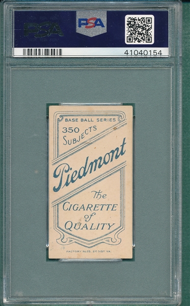 1909-1911 T206 Iron Man McGinnity Piedmont Cigarettes PSA 6