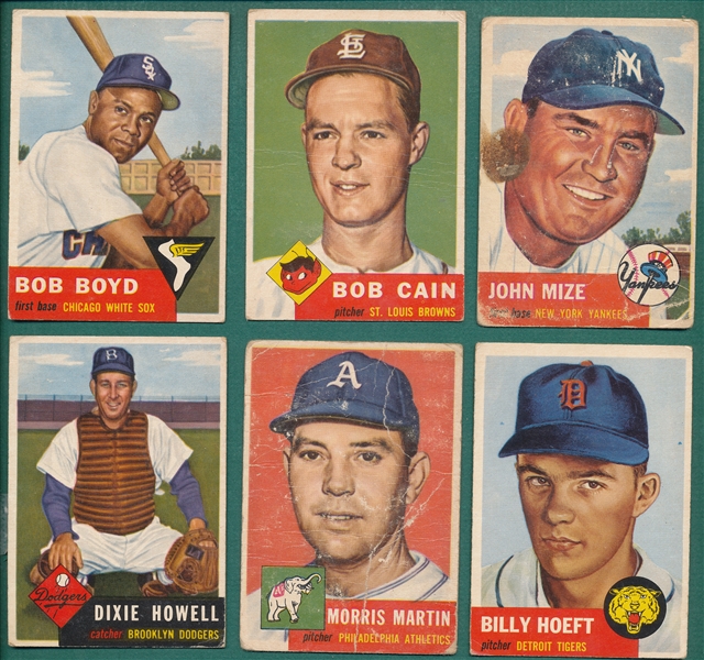 1953 Topps Lot of (44) W/ Mize