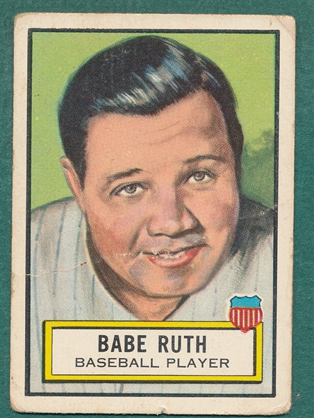 1952 Topps Look N See #15 Babe Ruth