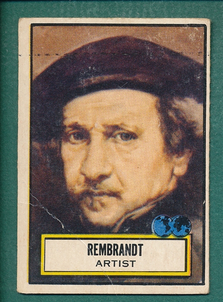 1952 Topps Look N See #82 Rembrandt *SP*