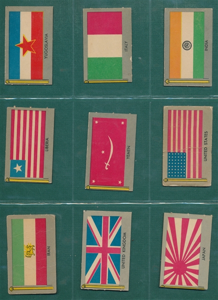 1950 Topps Parade Flags of the World Lot of (117)