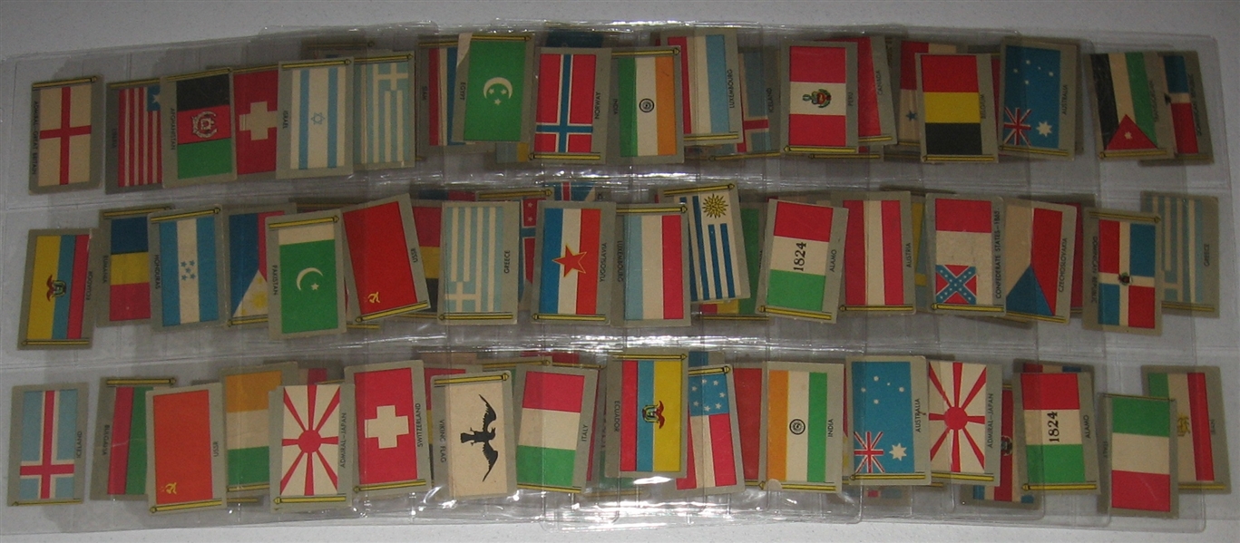 1950 Topps Parade Flags of the World Lot of (117)