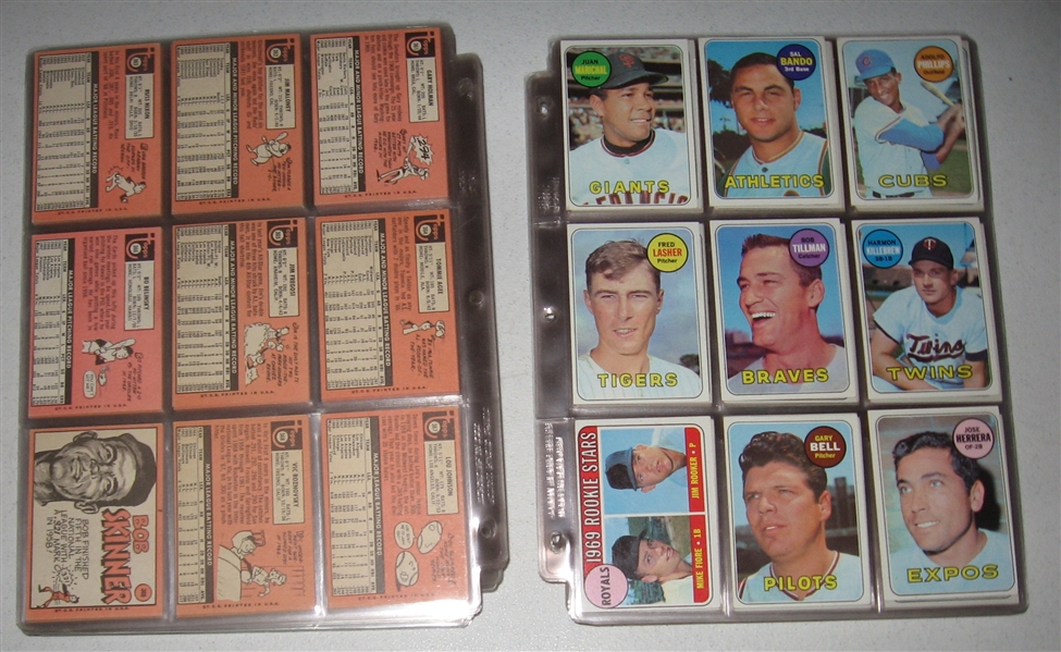 1969 Topps Baseball Complete Set (664) W/ Mantle, Ryan & Jackson PSA