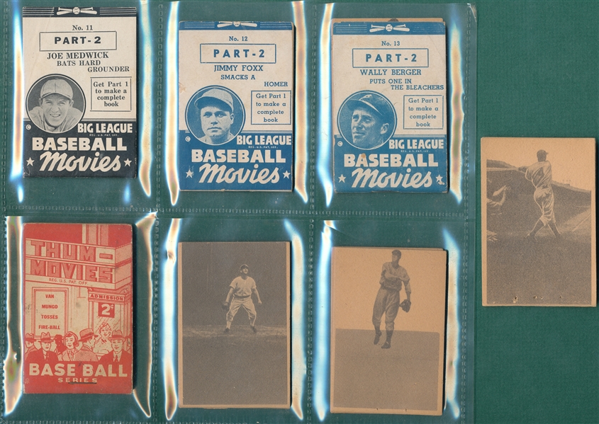 1937-38 R342 Goudey Baseball Movies Lot of (16)