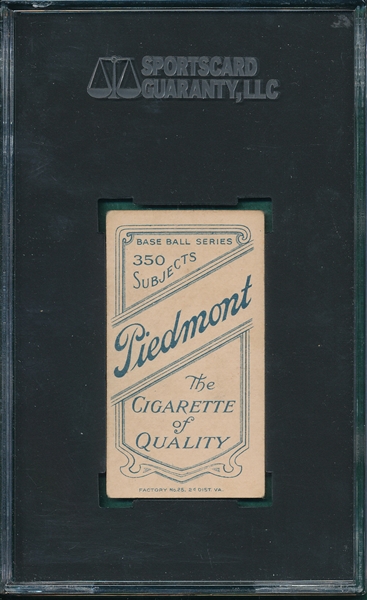 1909-1911 T206 Dunn, Joe, Piedmont Cigarettes SGC 55