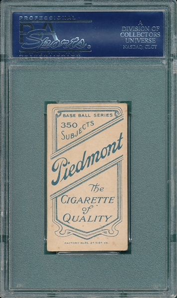 1909-1911 T206 Davis, George, Piedmont Cigarettes PSA 4.5