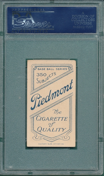 1909-1911 T206 Howell, Portrait, Piedmont Cigarettes PSA 5.5