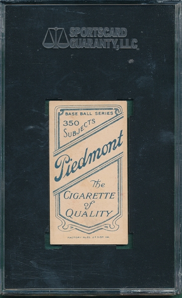 1909-1911 T206 Mullen, Portrait, Piedmont Cigarettes SGC 60