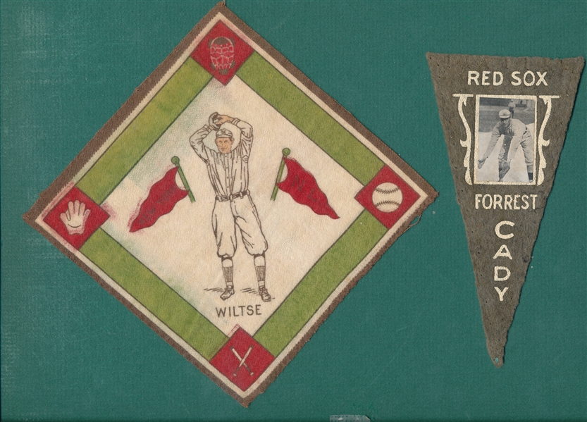 1914 B18 Blankets, Wiltse & 1916 BF2 Pennant, Cady, Lot of (2)
