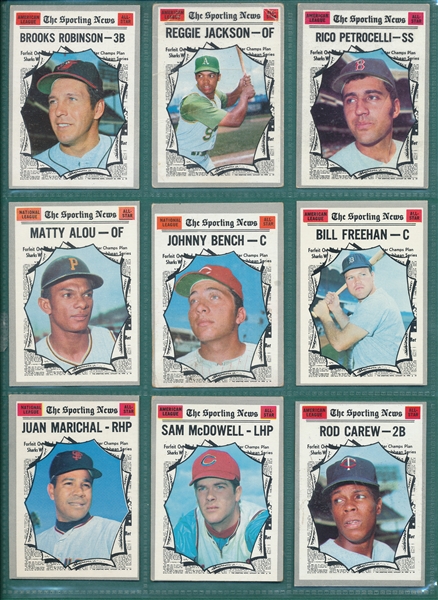 1970 Topps Baseball Near Set (528/726) W/ Clemente