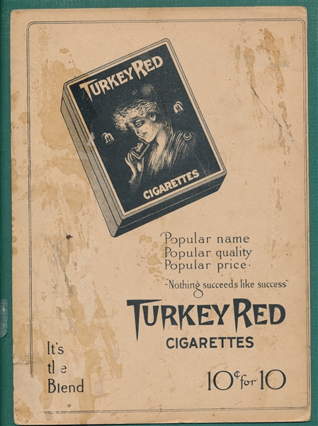 1910-11 T3 #100 Davy Jones Turkey Red Cigarettes *Ad Back*