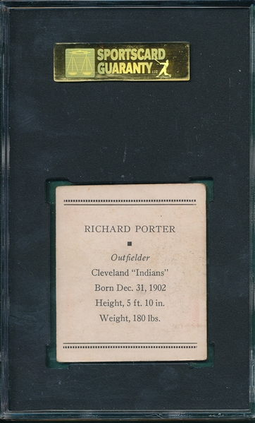 1933 R305 Richard Porter Tattoo Orbit SGC 40