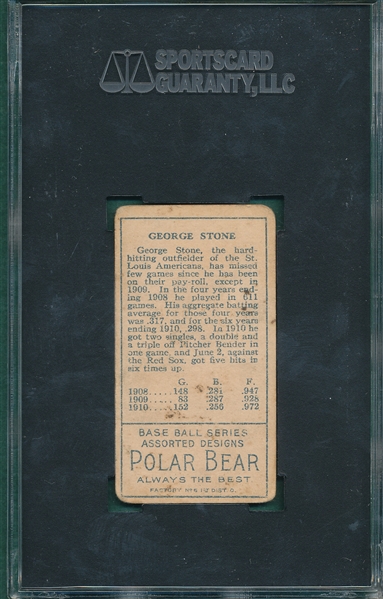 1911 T205 Stone Polar Bear SGC 40