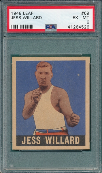 1948 Leaf Boxing #69 Jess Willard PSA 6