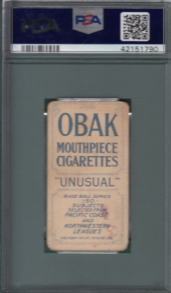 1910 T212-2 Berry Obak Cigarettes PSA 2 *150 Series*