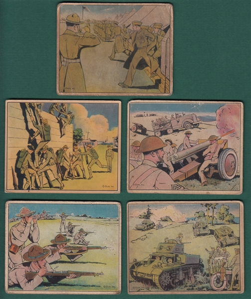 1941 Uncle Sam National Defense, Gum Inc., Lot of (15)