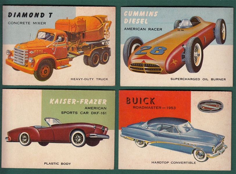 1954 Topps World On Wheels Partial Set (91)