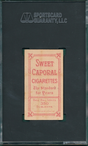 1909-1911 T206 White, Pitching, Sweet Caporal Cigarettes SGC 3 *Great Presentation*