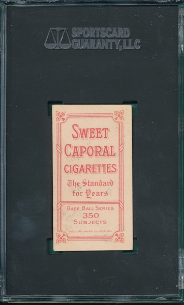 1909-1911 T206 Milan Sweet Caporal Cigarettes SGC 5 
