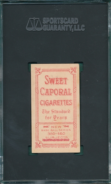 1909-1911 T206 Conroy, Batting, Sweet Caporal Cigarettes SGC 4.5 
