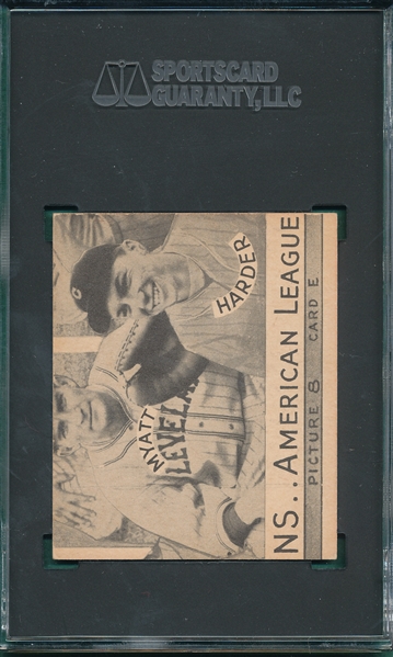 1935 Goudey 4 In 1 #8E Deshong/Allen/Rolfe/Walker SGC 5.5