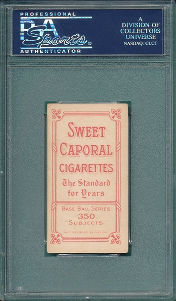 1909-1911 T206 Kelley Sweet Caporal Cigarettes PSA 4