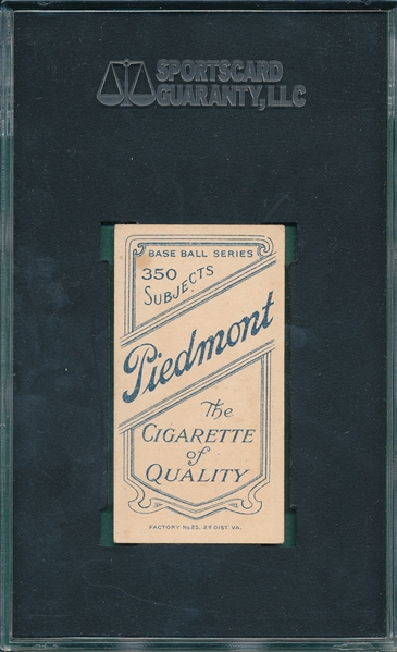 1909-1911 T206 Stark Piedmont Cigarettes SGC 50 *Southern League*