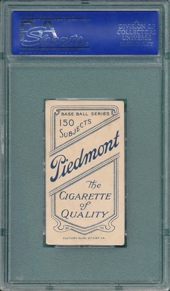 1909-1911 T206 Hemphill Piedmont Cigarettes PSA 2 *Presents Better*