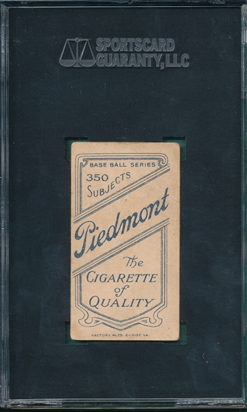 1909-1911 T206 Chase, Port., Blue, Piedmont Cigarettes SGC 30
