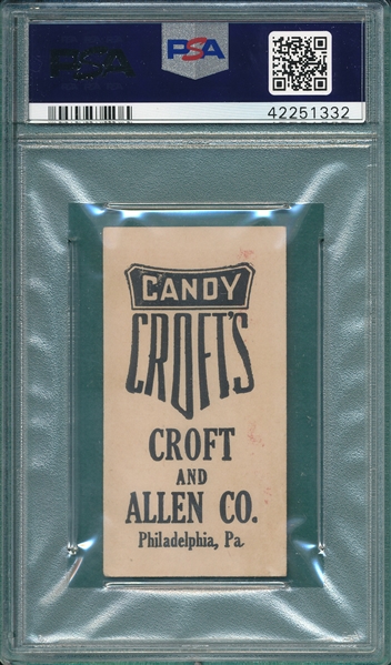 1909 E92 Doc Casey Croft's Candy PSA 5 *Highest Graded*