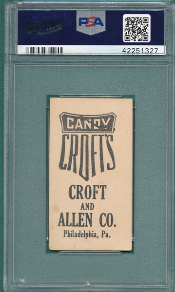 1909 E92 Dooin Croft's Candy PSA 4 (MC)