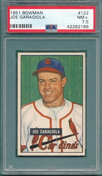 1951 Bowman #122 Joe Garagiola PSA 7.5 *Rookie*