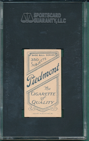 1909-1911 T206 Engle Piedmont Cigarettes SGC 60