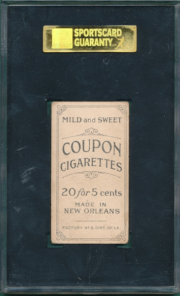 1914 T213-2 Dubuc Coupon Cigarettes SGC 40
