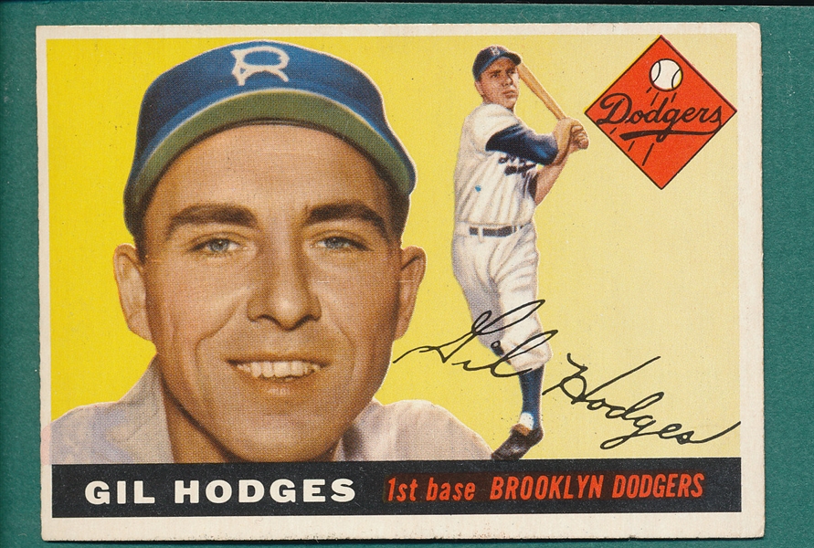 1955 Topps #187 Gil Hodges *HI #*