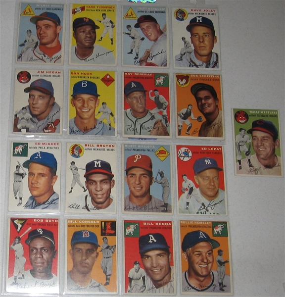 1954 Topps Lot of (56) W/ Rizzuto