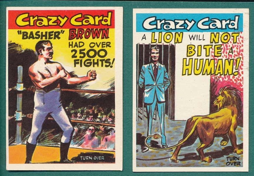 1961 Topps Crazy Cards Partial Set (41/66)