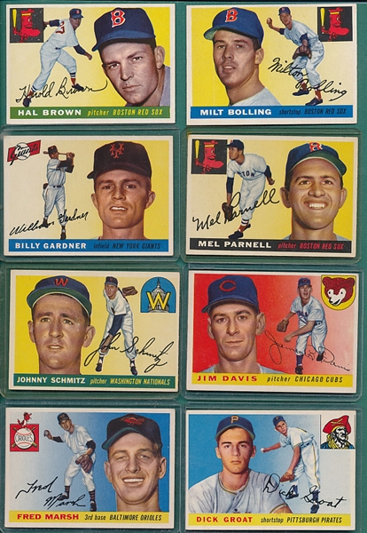 1955 Topps Lot of (39) W/ High Numbers 