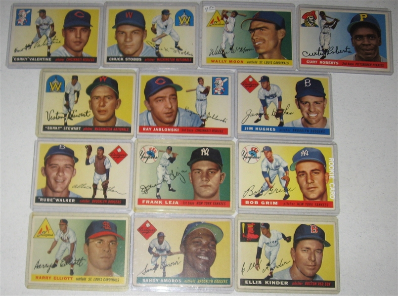 1955 Topps Lot of (39) W/ High Numbers 