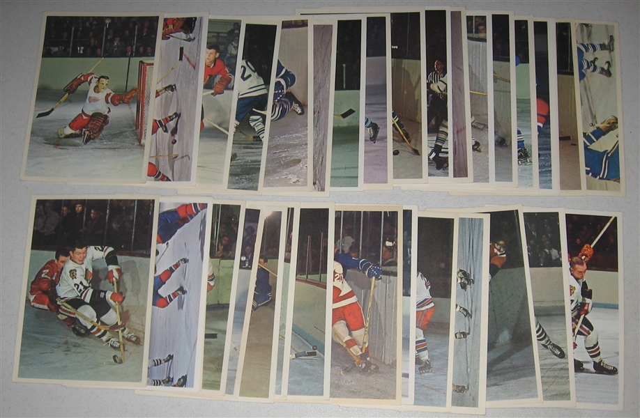 1963-64 Toronto Star Hockey Stars in Action Complete Set (42)
