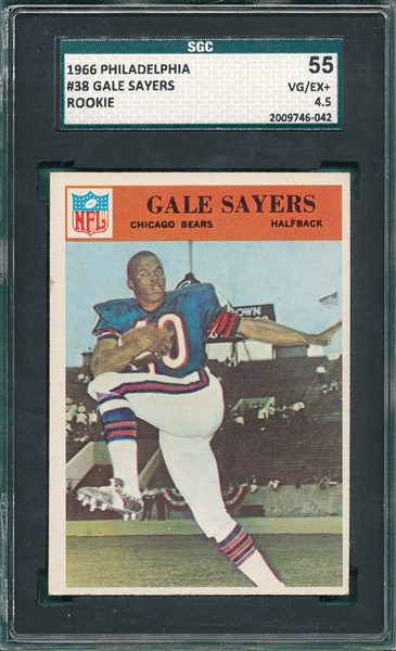 1966 Philadelphia #38 Gale Sayers *Rookie*