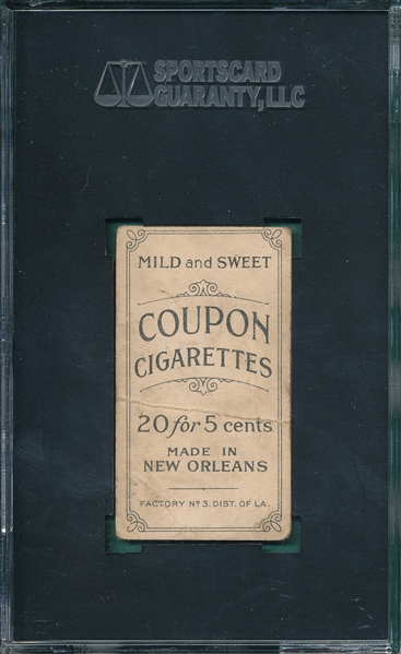 1914 T213-2 Meyers, New York, Fielding, Coupon Cigarettes SGC 20