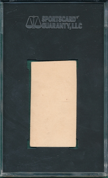 1912 T207 Fletcher, Blank Back, SGC Authentic